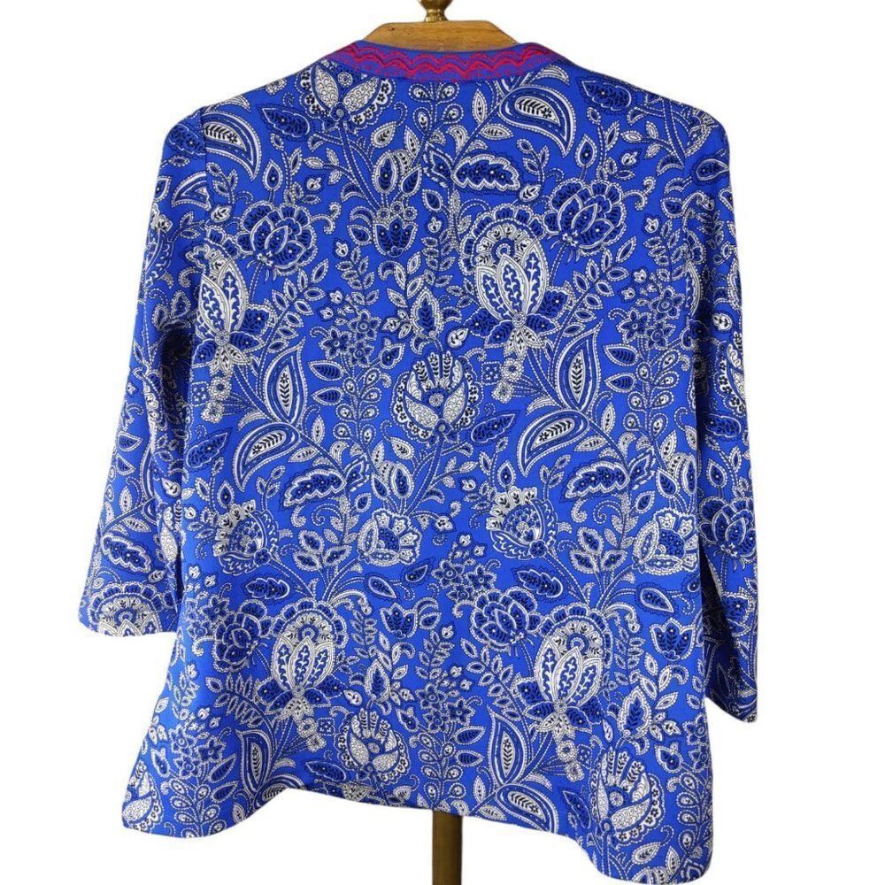 Roaman's Colorful Blouse   - Picture 3 of 7